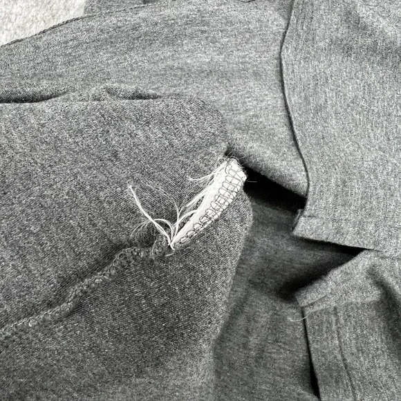 Polo Ralph Lauren Polo Shirt Mens Large Heather Gray Custom Slim Fit Flesh Pony - Picture 13 of 14